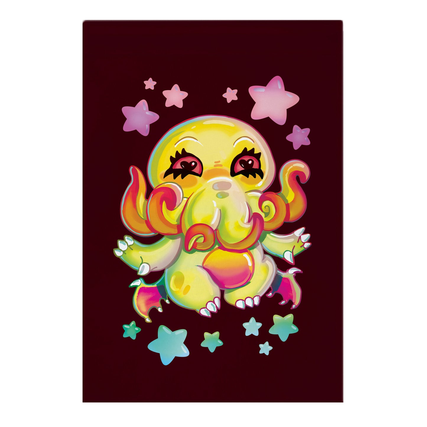 Kawaii Cthulhu Garden Flag