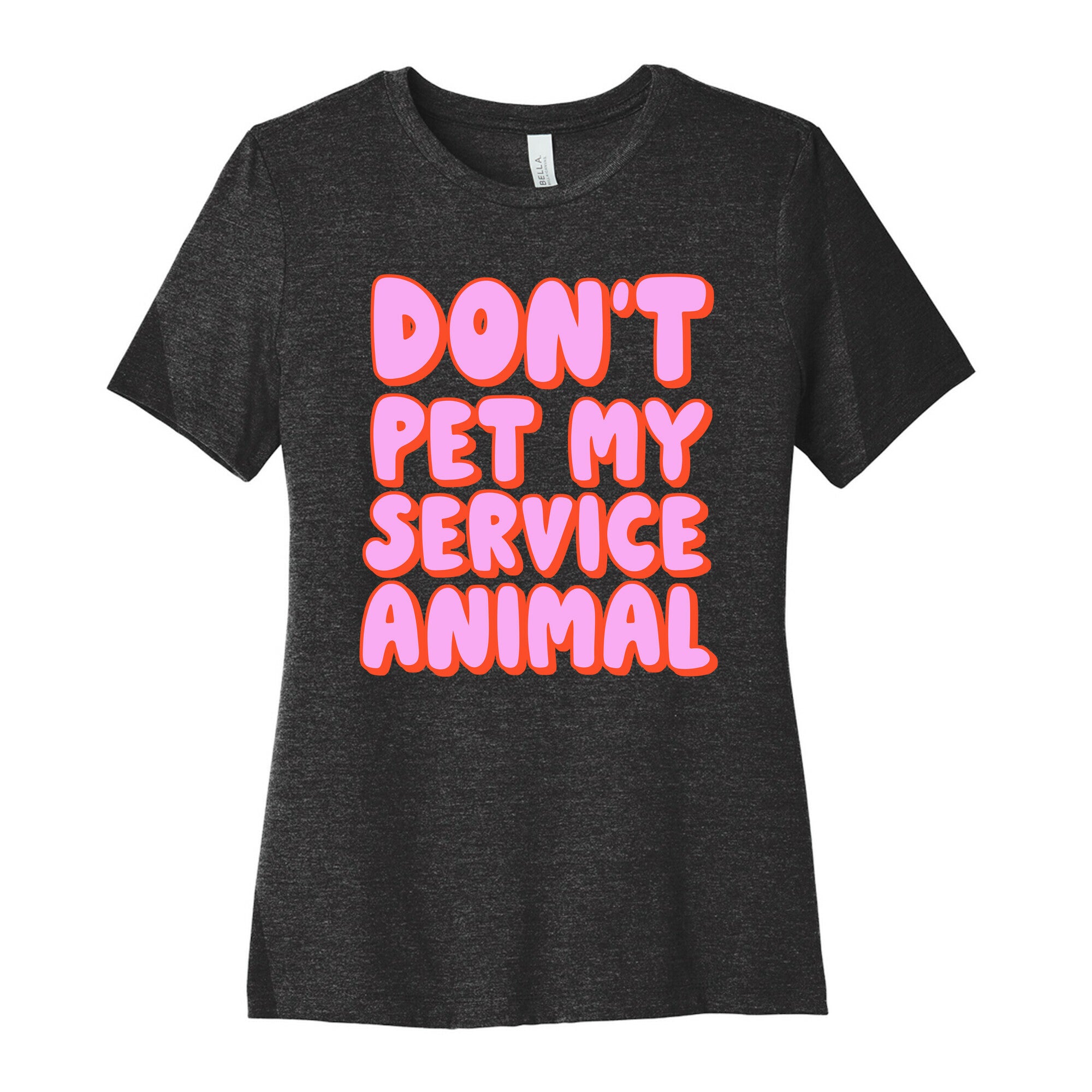Don't Pet My Service Animal Women's Cotton Tee