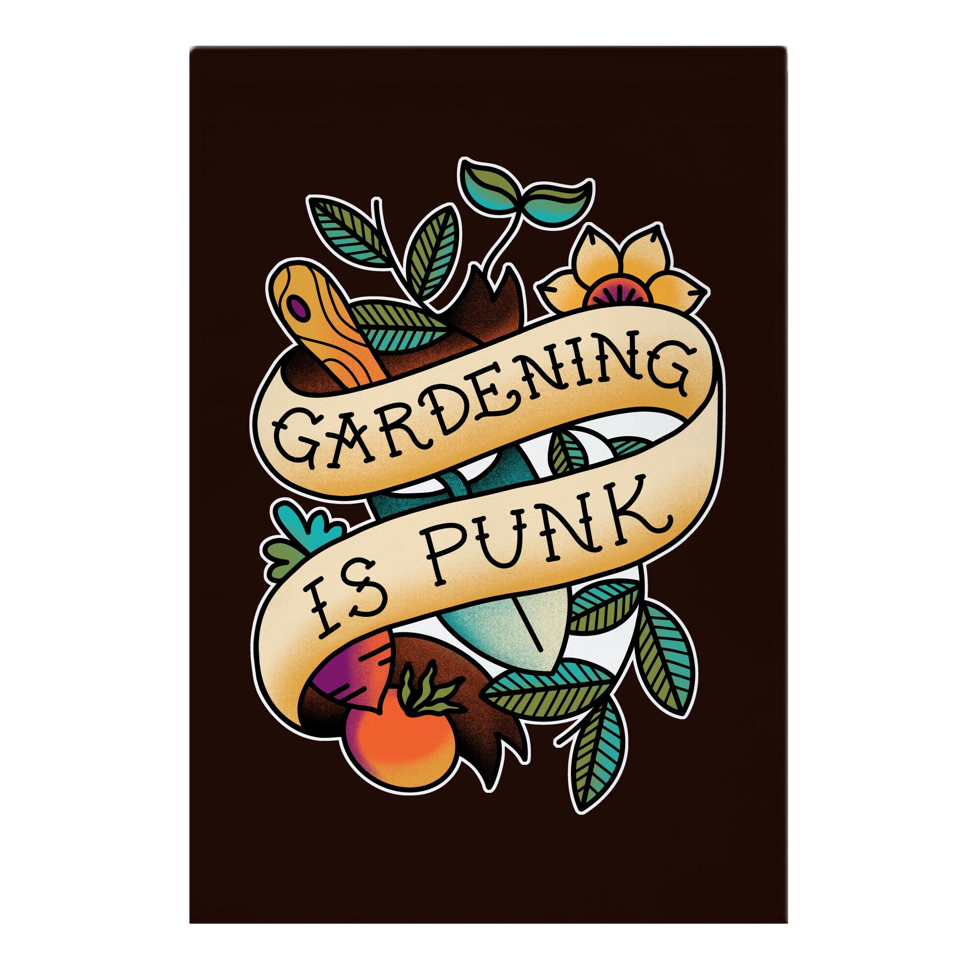 Gardening Is Punk Garden Flag