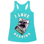 I Love Reading (The Necronomicon) Racerback Tank