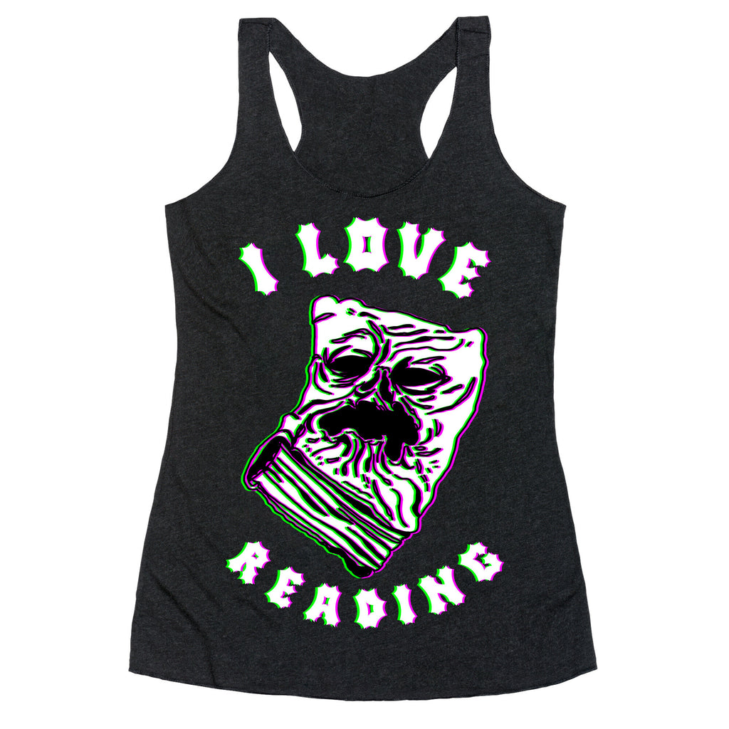 I Love Reading (The Necronomicon) Racerback Tank