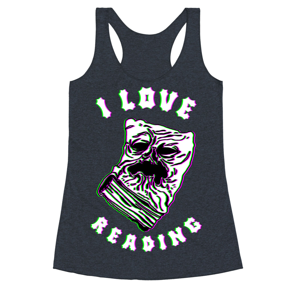 I Love Reading (The Necronomicon) Racerback Tank