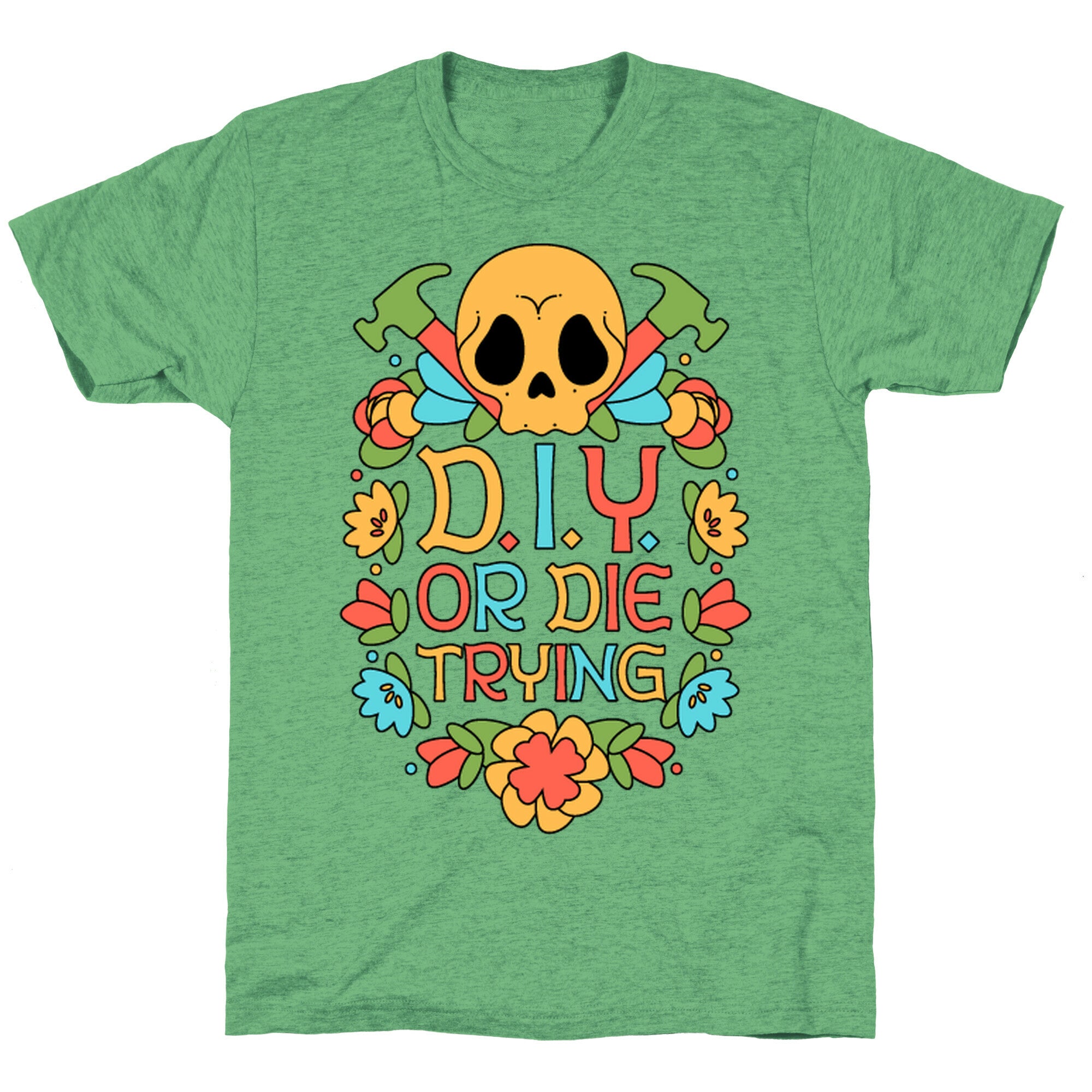 D.I.Y. Or Die Trying  Unisex Triblend Tee