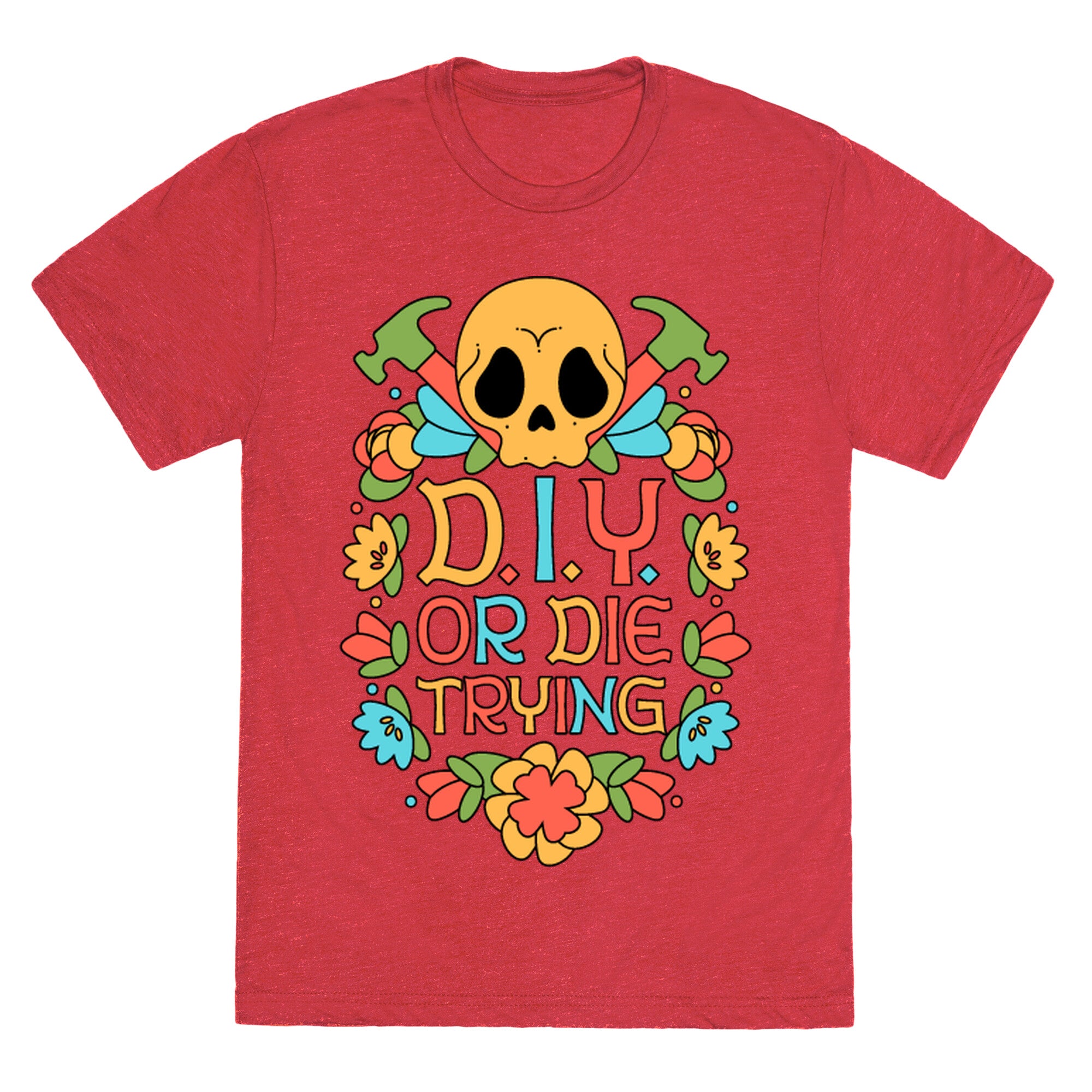 D.I.Y. Or Die Trying  Unisex Triblend Tee