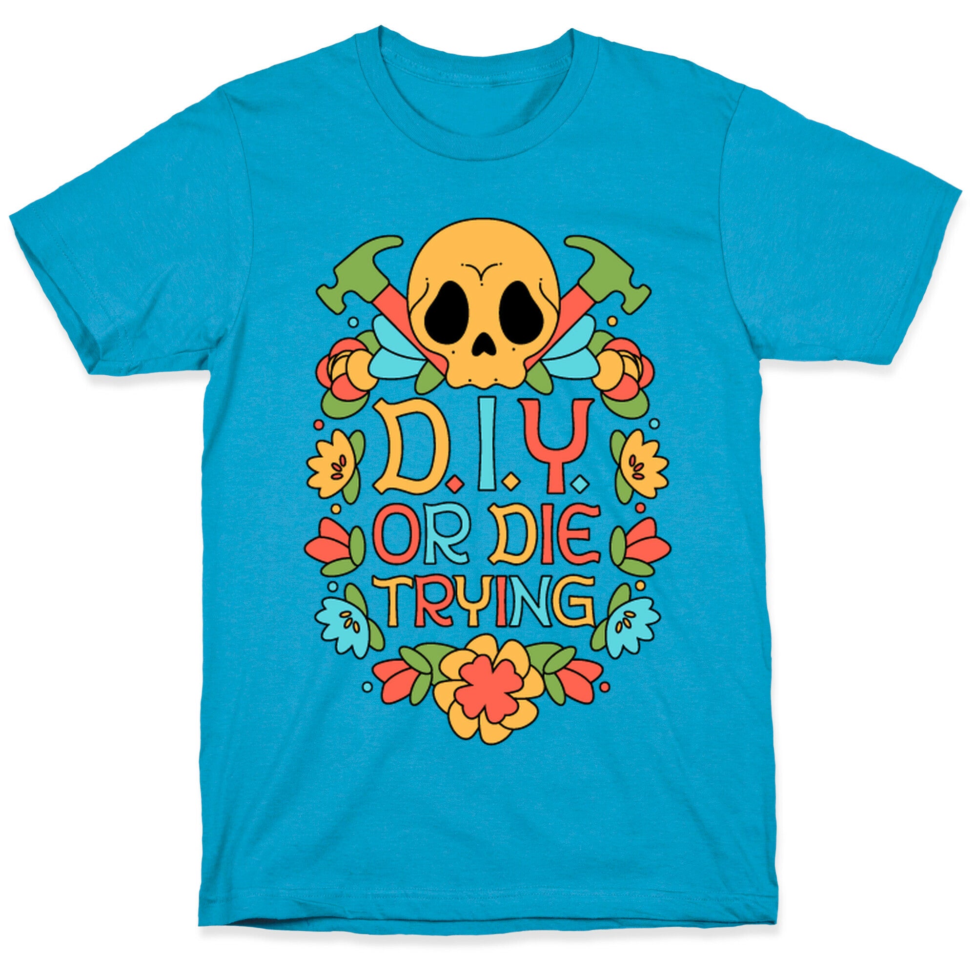 D.I.Y. Or Die Trying  Unisex Triblend Tee