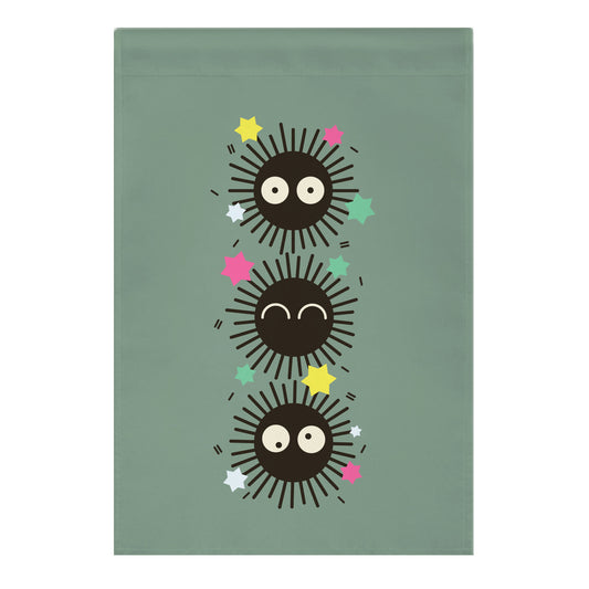 Happy Soot Sprites Garden Flag