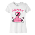 Derpy Flamingo Flerminger Women's Cotton Tee