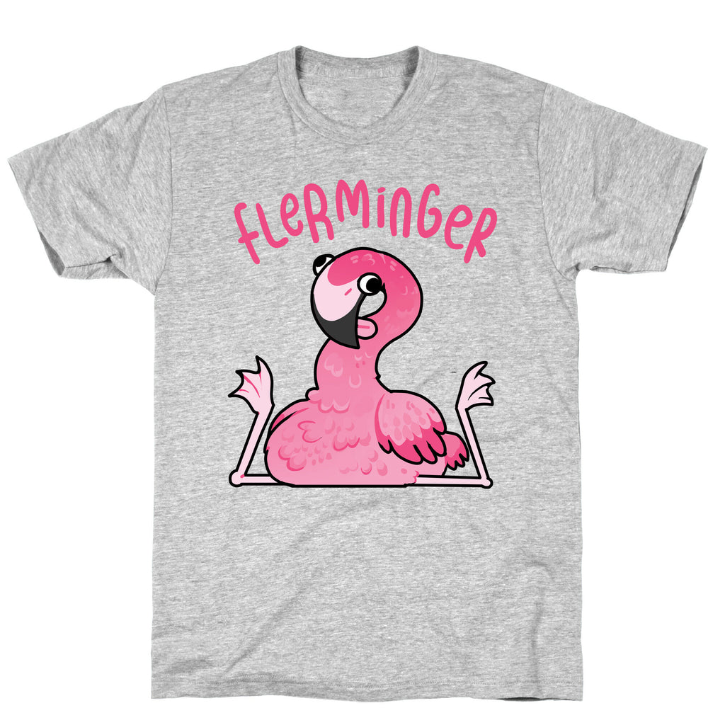 Derpy Flamingo Flerminger T-Shirt