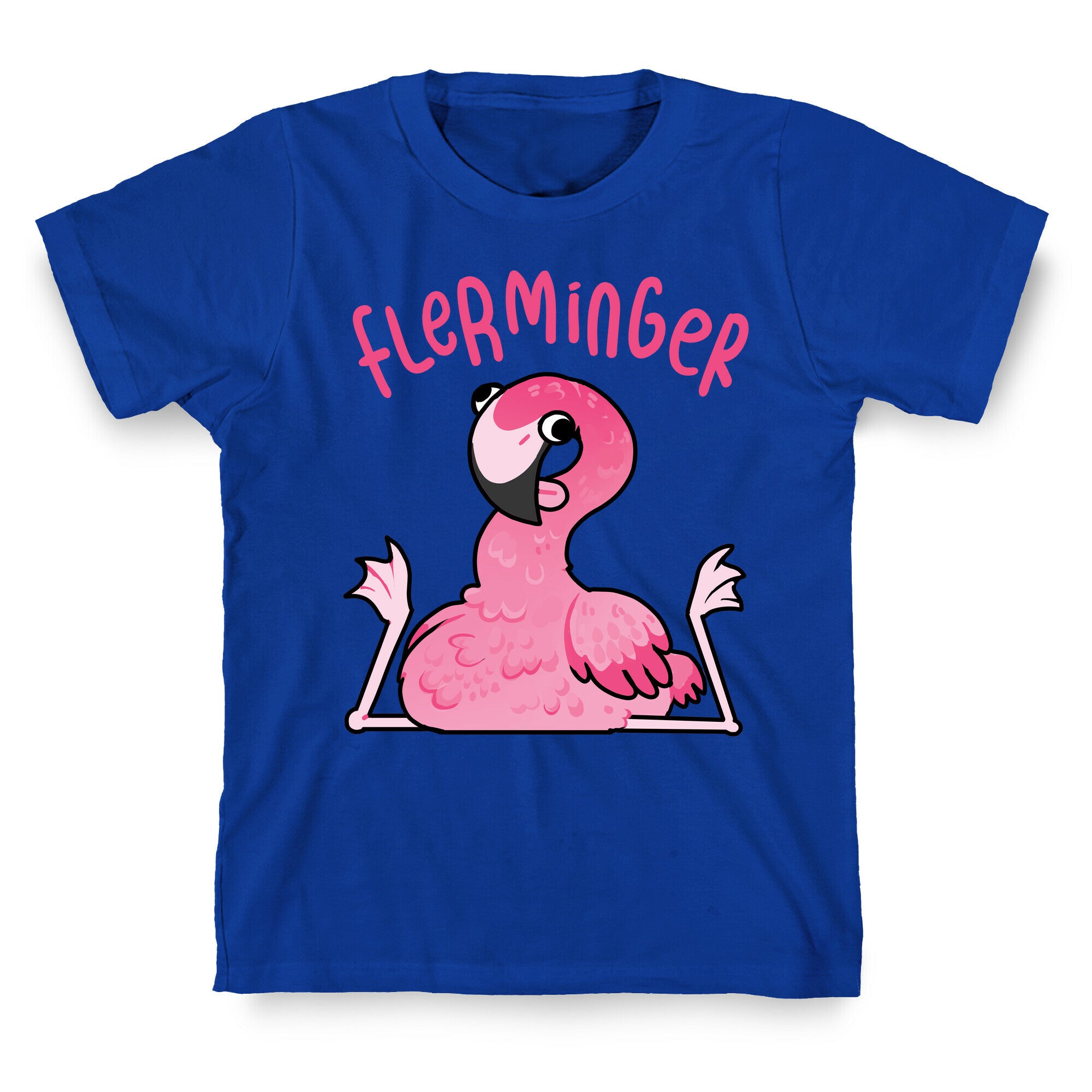 Derpy Flamingo Flerminger T-Shirt