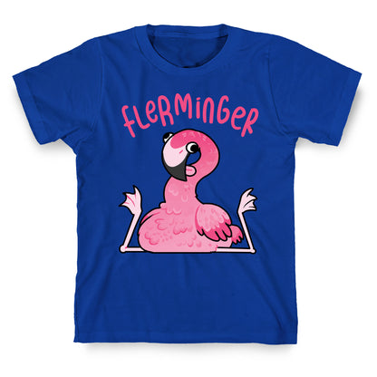 Derpy Flamingo Flerminger T-Shirt