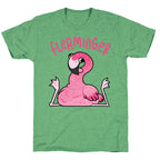 Derpy Flamingo Flerminger Unisex Triblend Tee