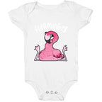 Derpy Flamingo Flerminger Baby One Piece