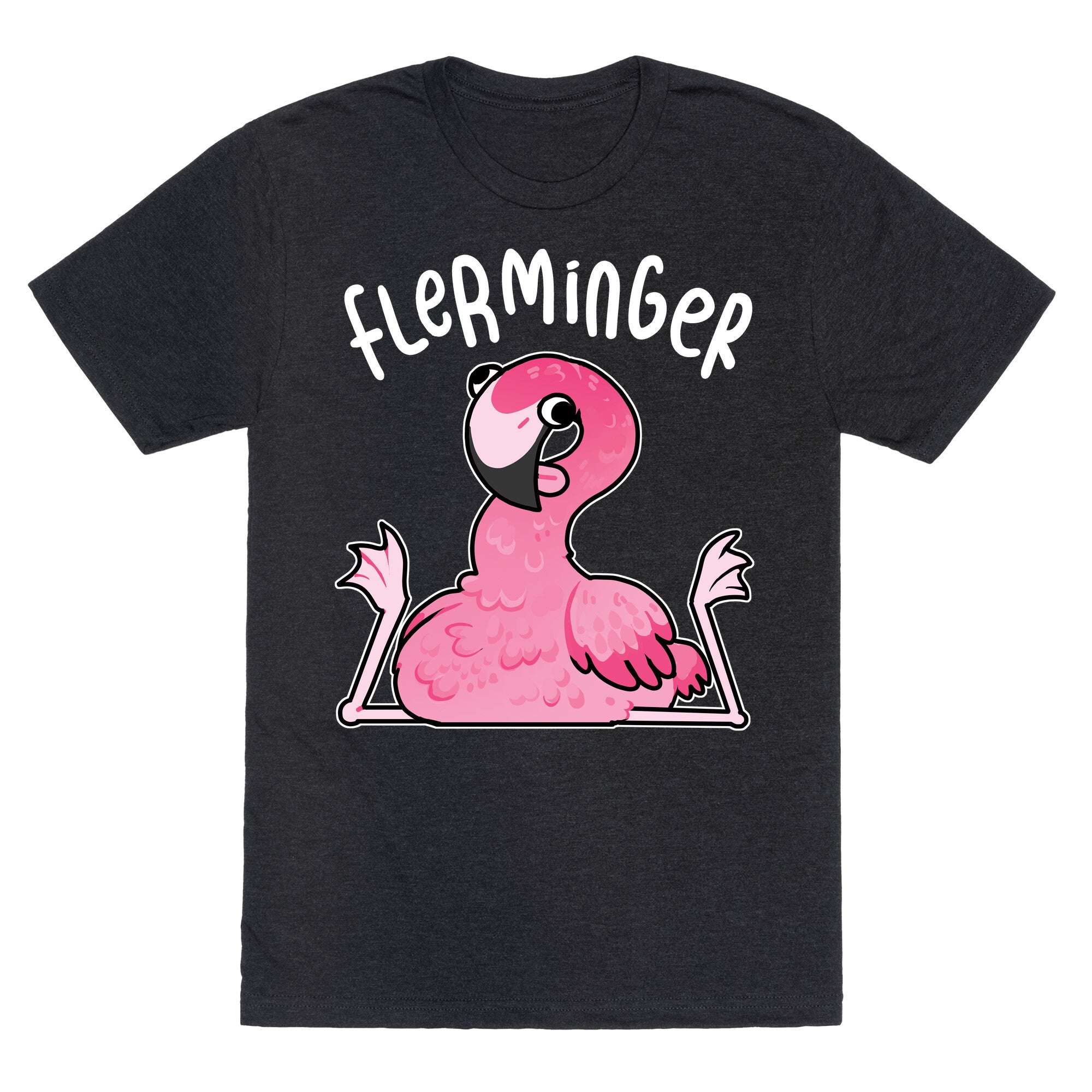 Derpy Flamingo Flerminger Unisex Triblend Tee