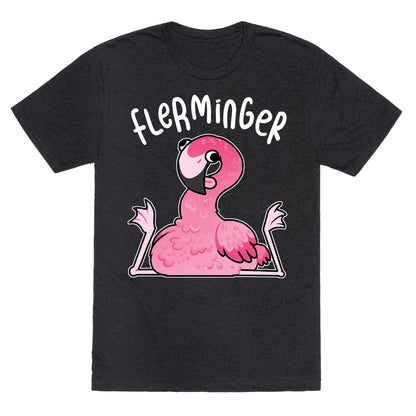 Derpy Flamingo Flerminger Unisex Triblend Tee