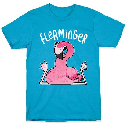 Derpy Flamingo Flerminger Unisex Triblend Tee