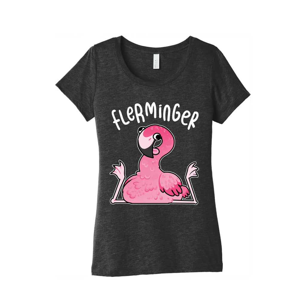 Derpy Flamingo Flerminger Women's Triblend Tee