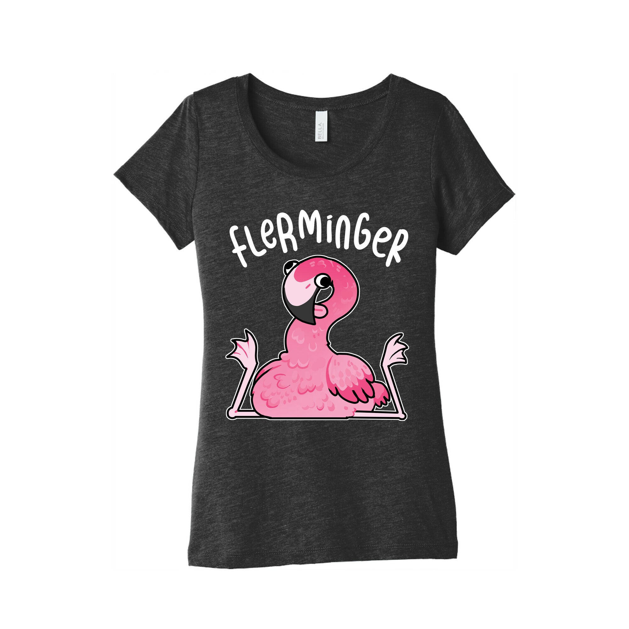 Derpy Flamingo Flerminger Women's Triblend Tee
