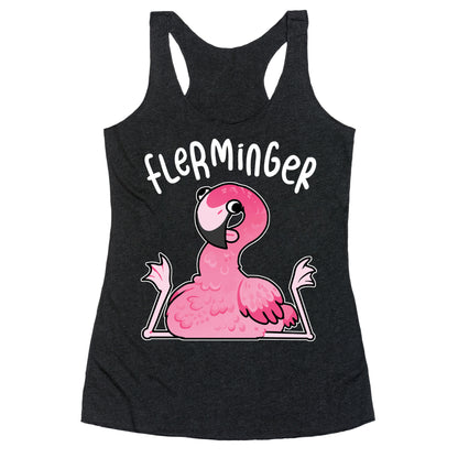 Derpy Flamingo Flerminger Racerback Tank