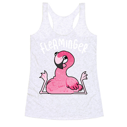 Derpy Flamingo Flerminger Racerback Tank