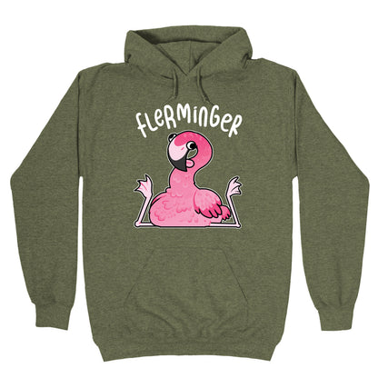 Derpy Flamingo Flerminger Hoodie