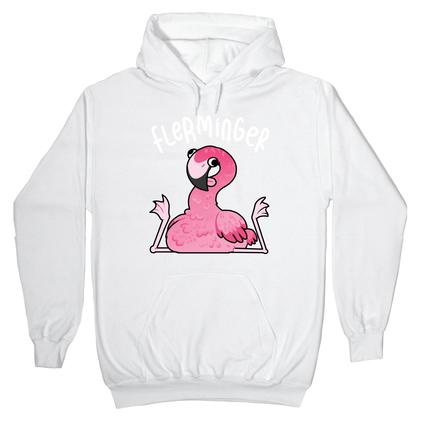 Derpy Flamingo Flerminger Hoodie
