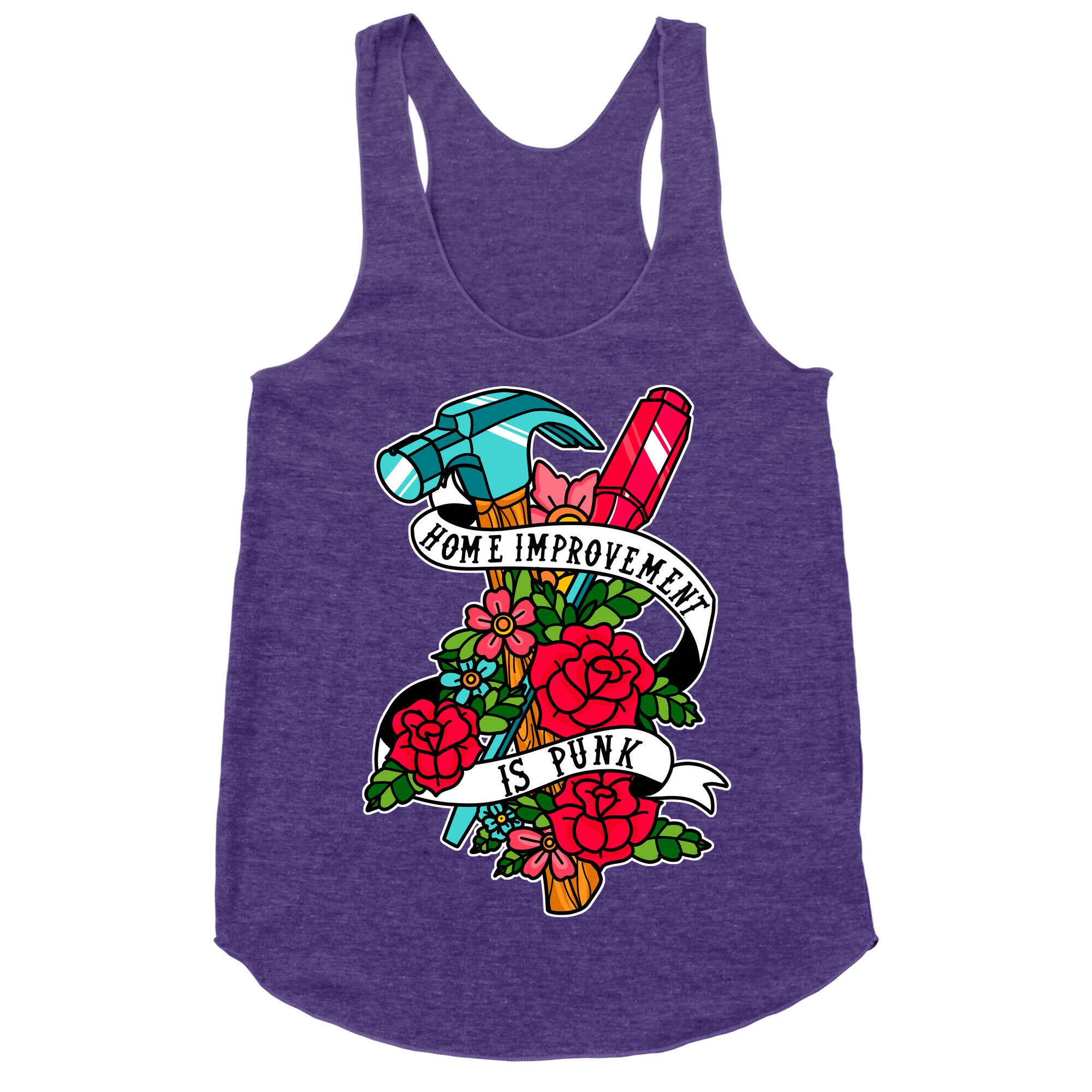 Home Improvement is Punk Racerback Tank