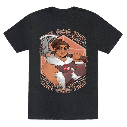 DnD Princesses: Luisa Barbarian Unisex Triblend Tee