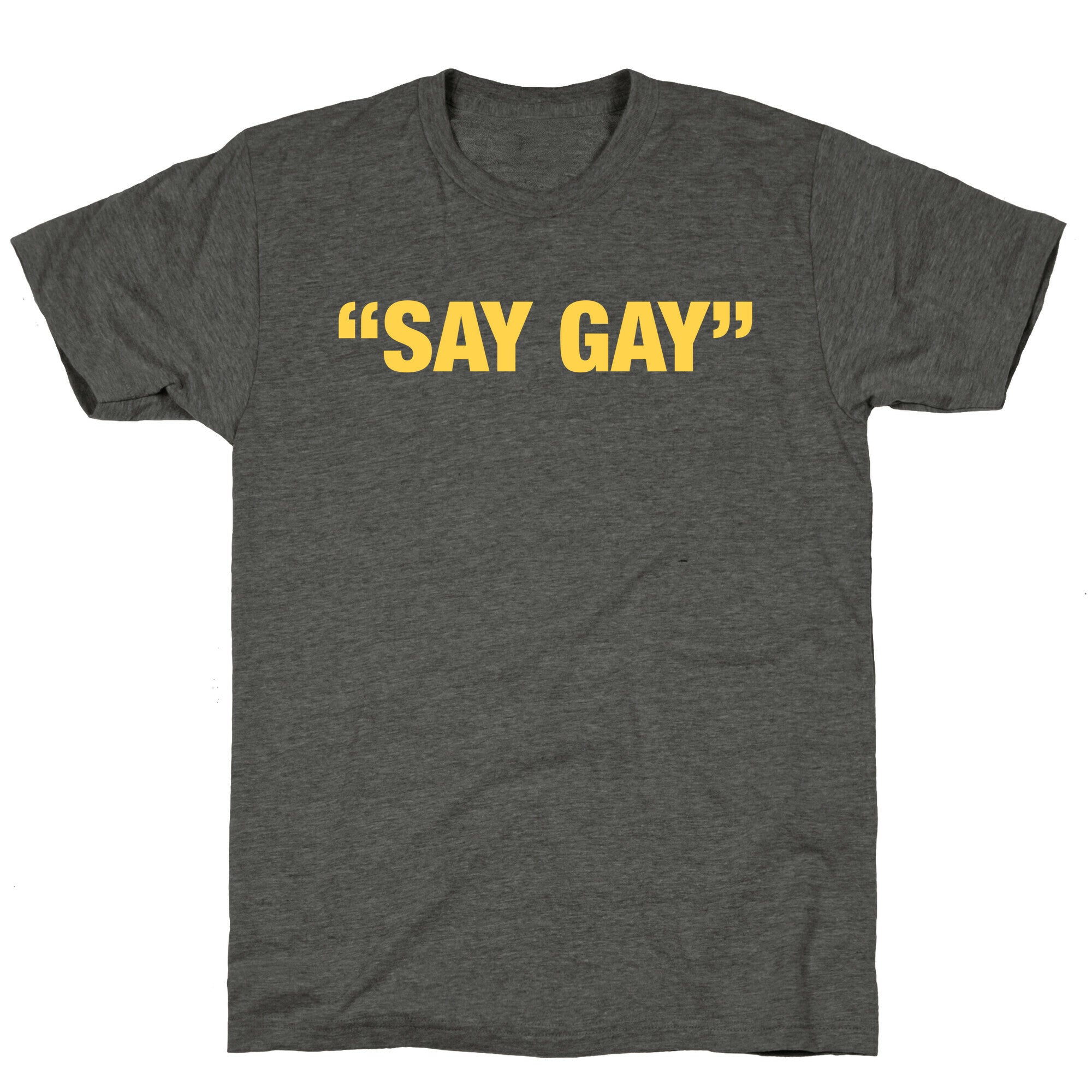 "Say Gay" Unisex Triblend Tee