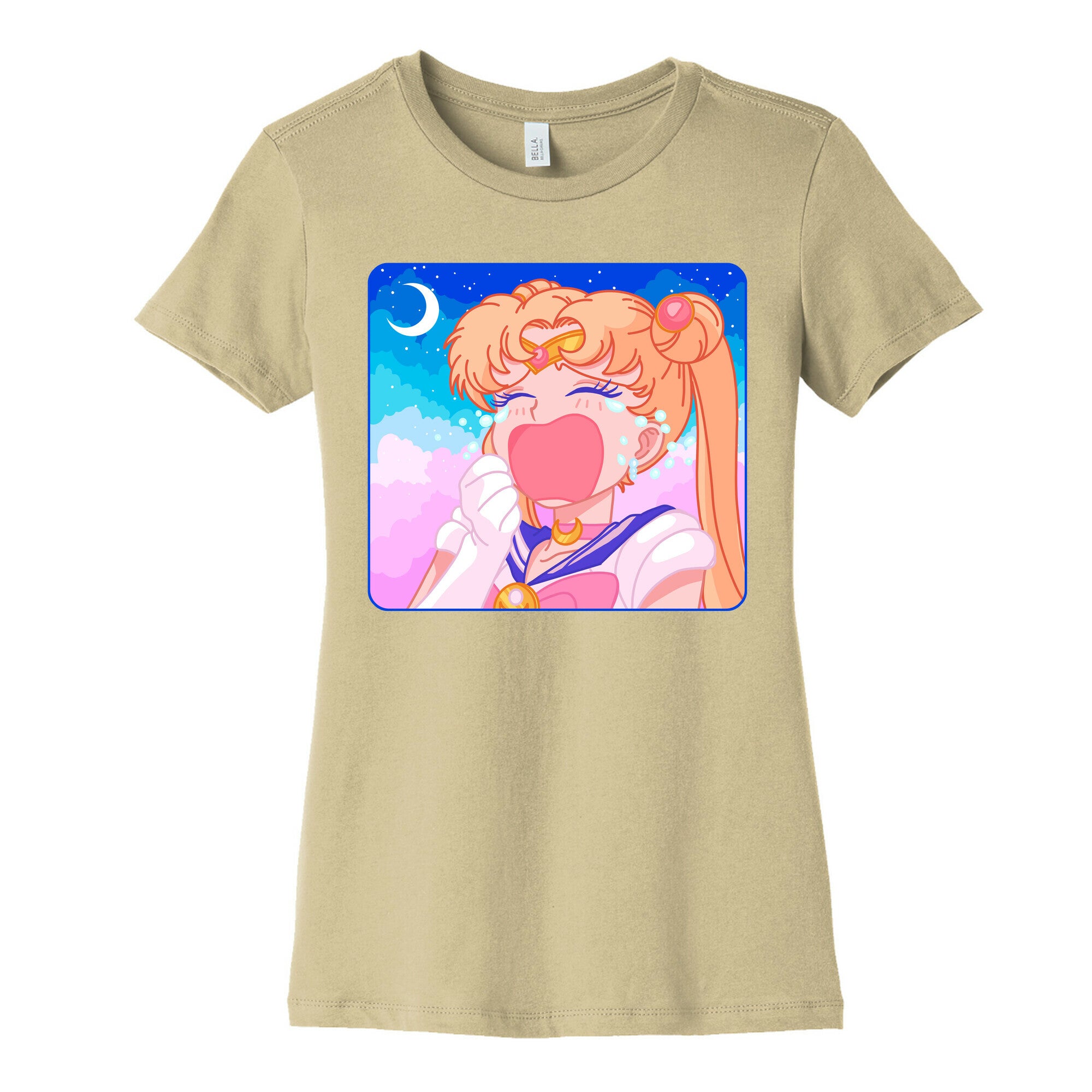 Crying Usagi Sky Women's Cotton Tee