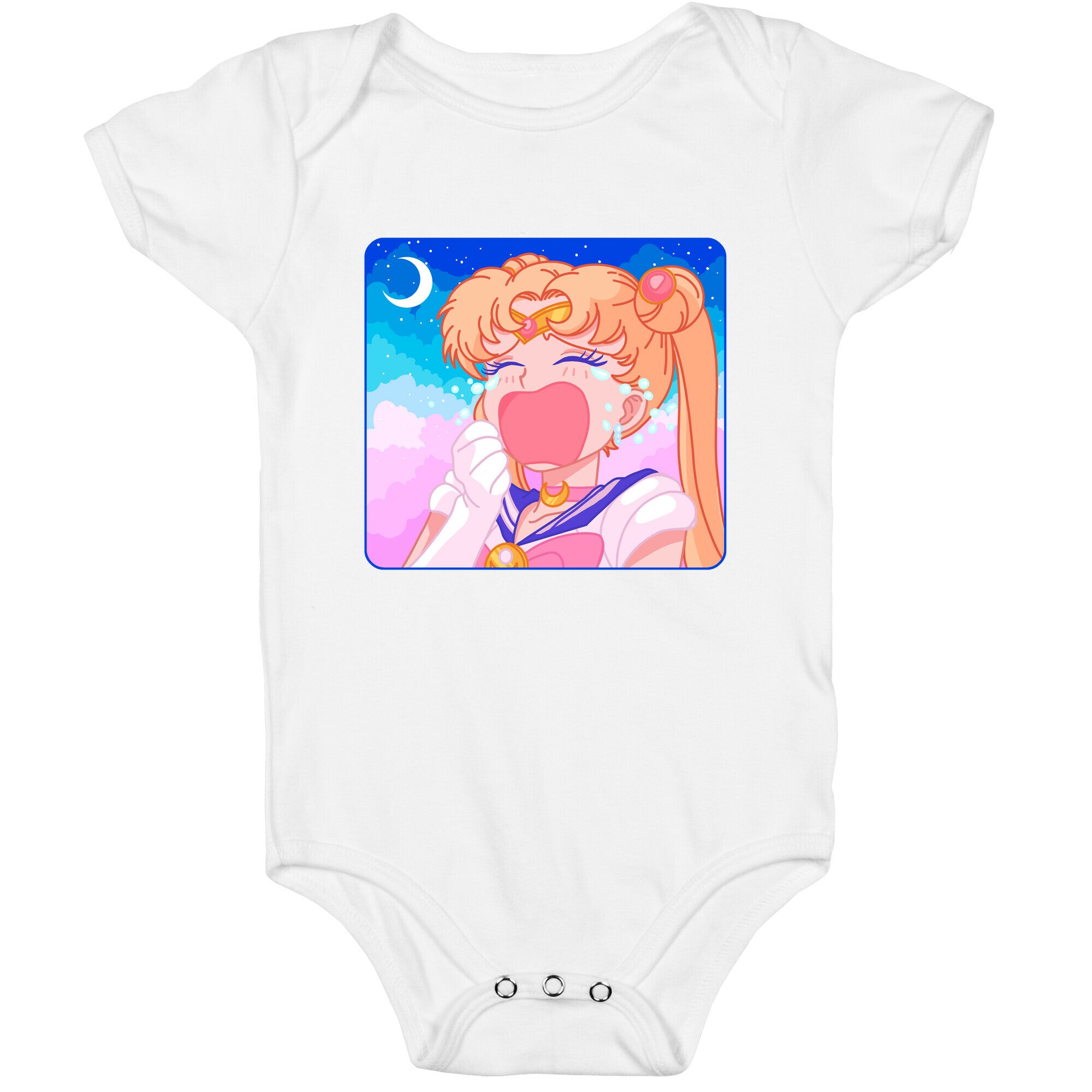 Crying Usagi Sky Baby One Piece
