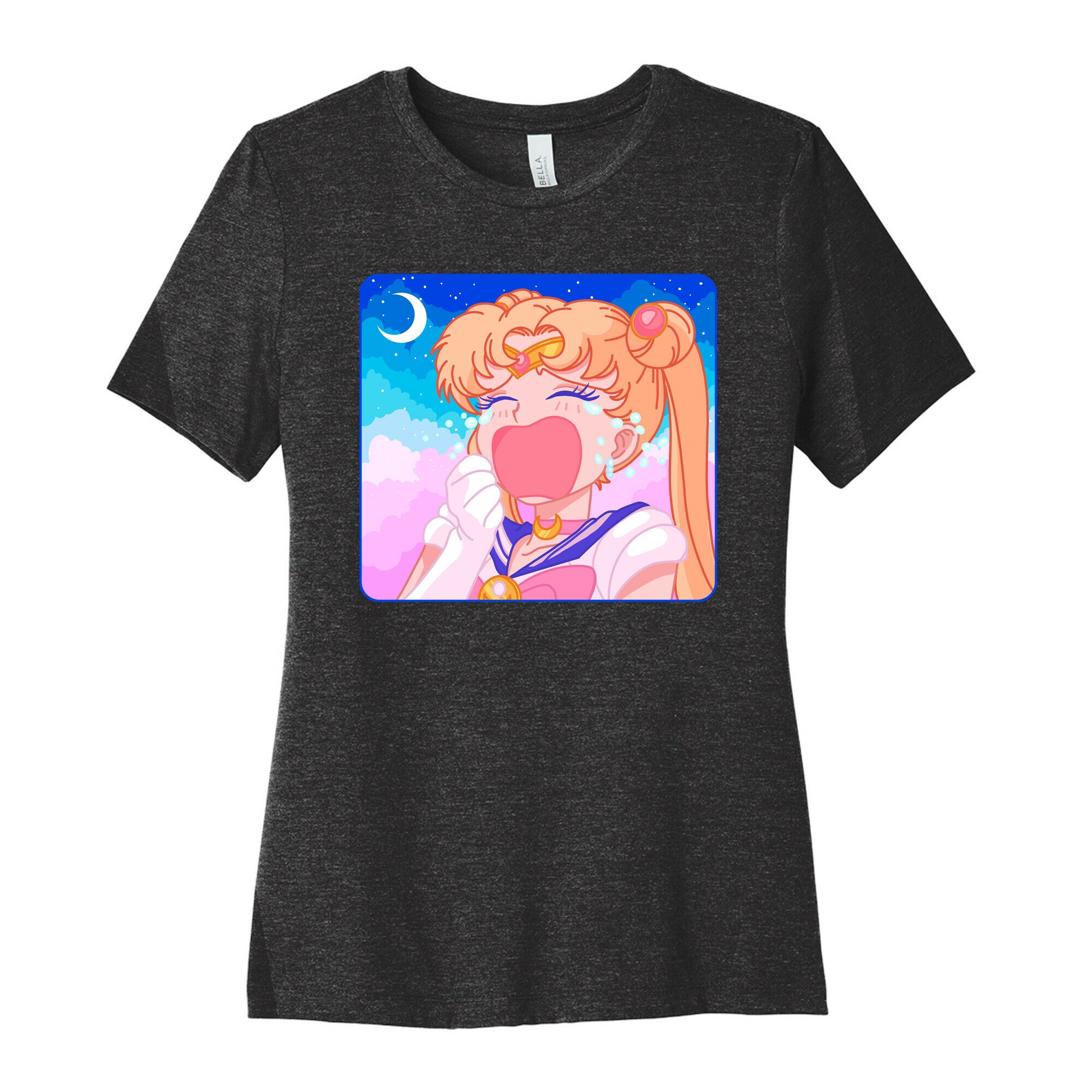 Crying Usagi Sky Women's Cotton Tee