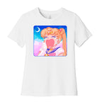 Crying Usagi Sky Women's Cotton Tee