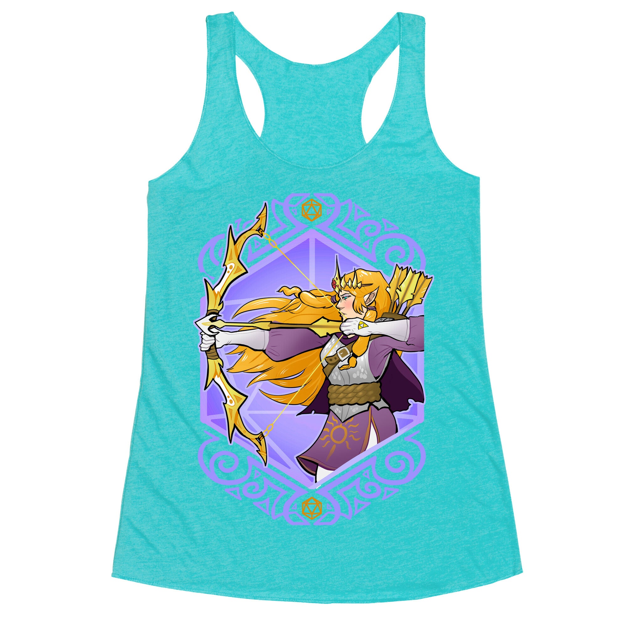 DnD Princesses: Zelda Archer Racerback Tank