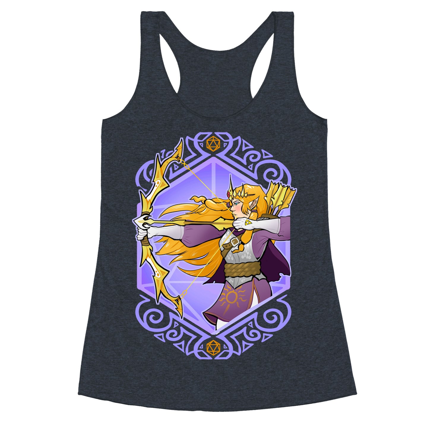 DnD Princesses: Zelda Archer Racerback Tank