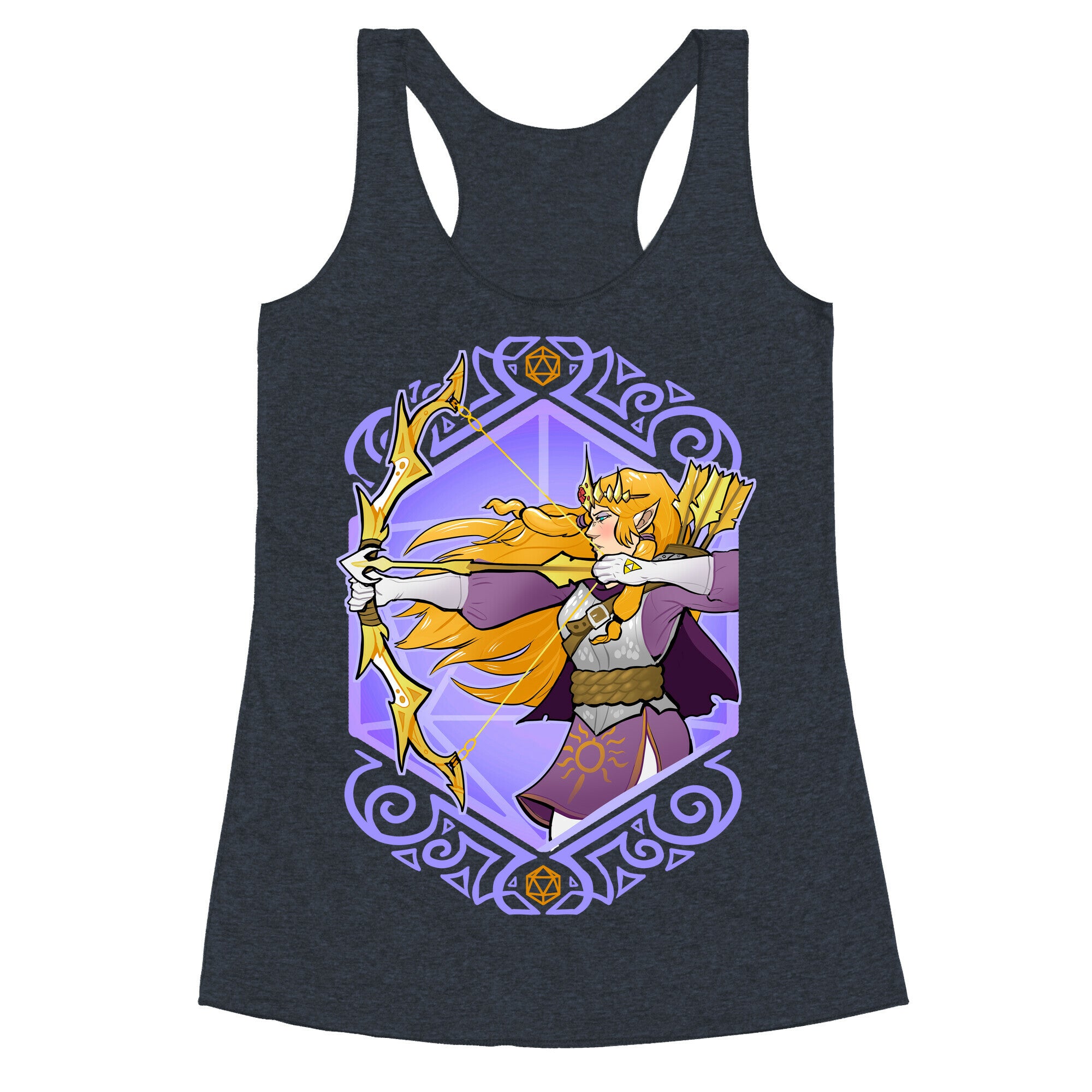DnD Princesses: Zelda Archer Racerback Tank