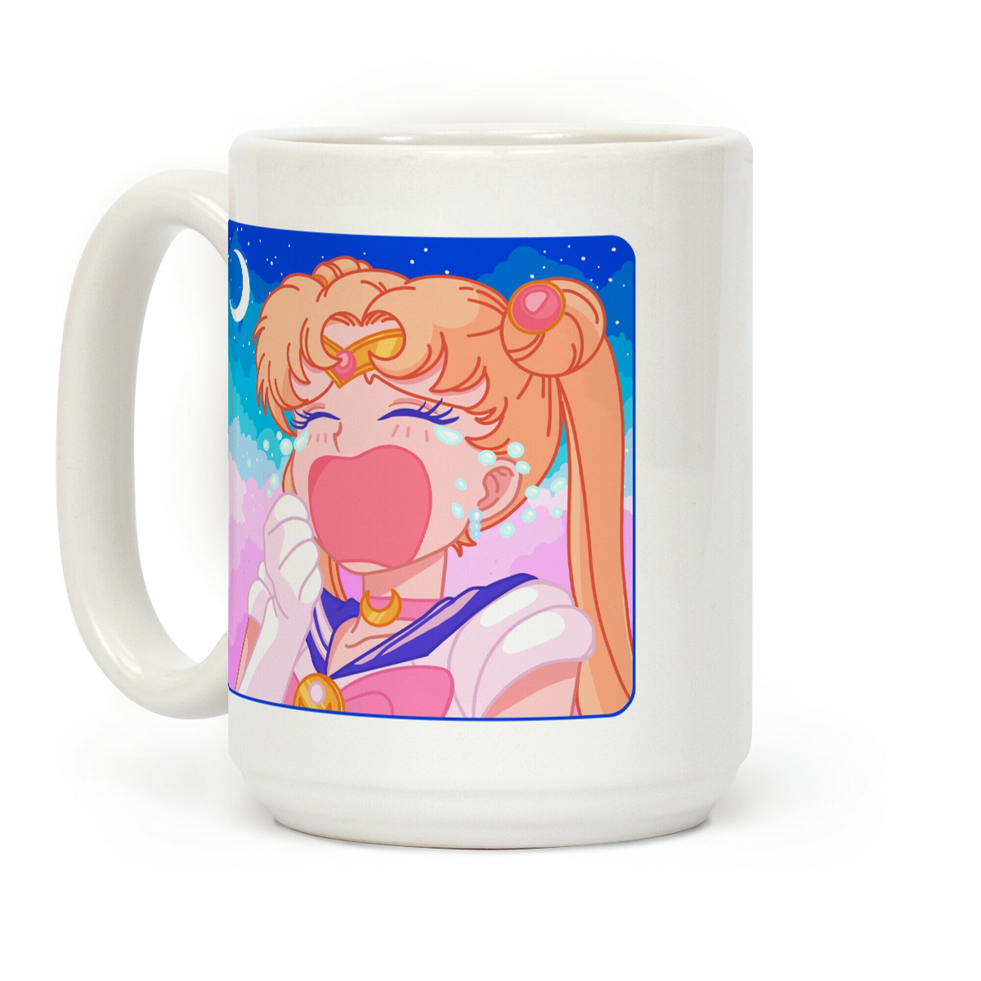 Crying Usagi Sky Coffee Mug