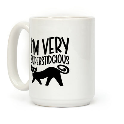 Superstidgious Derpy Cat Parody Coffee Mug
