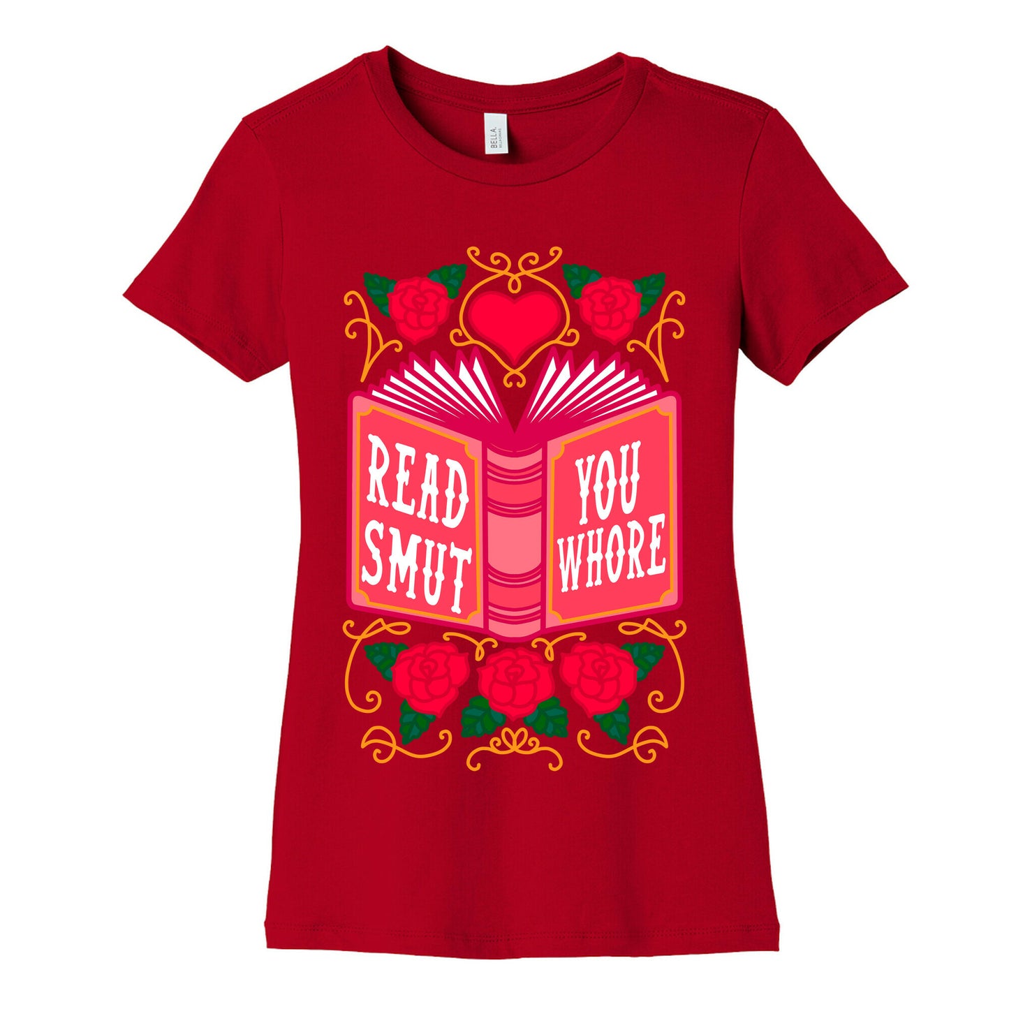 Read Smut You Whore Women's Cotton Tee