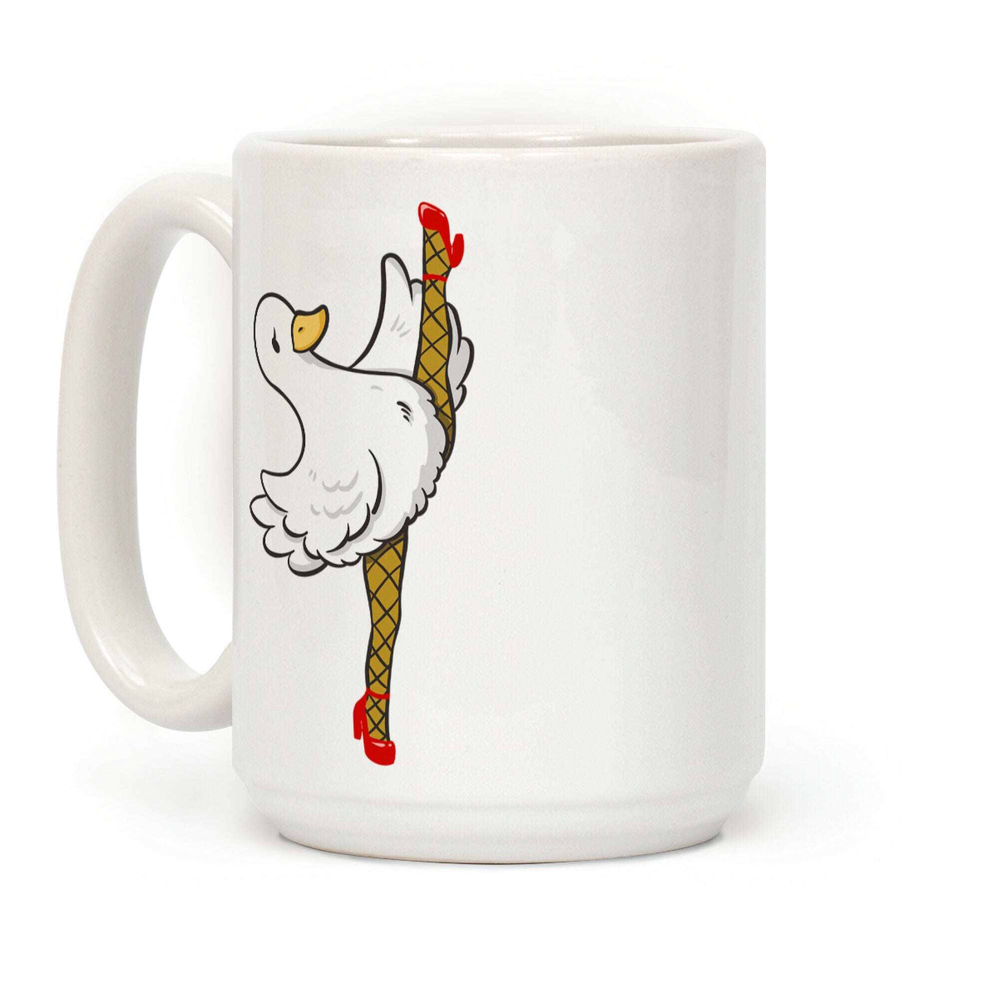 Duck Dance Pin-up Legs Coffee Mug