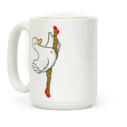 Duck Dance Pin-up Legs Coffee Mug