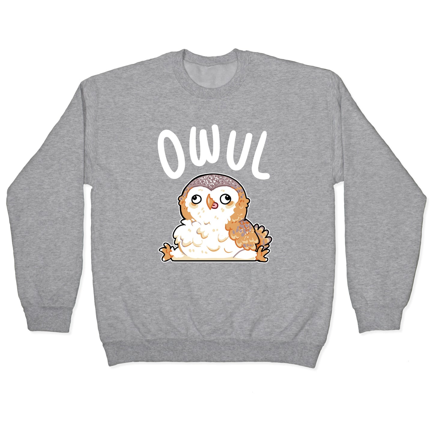 Derpy Owl Owul Crewneck Sweatshirt