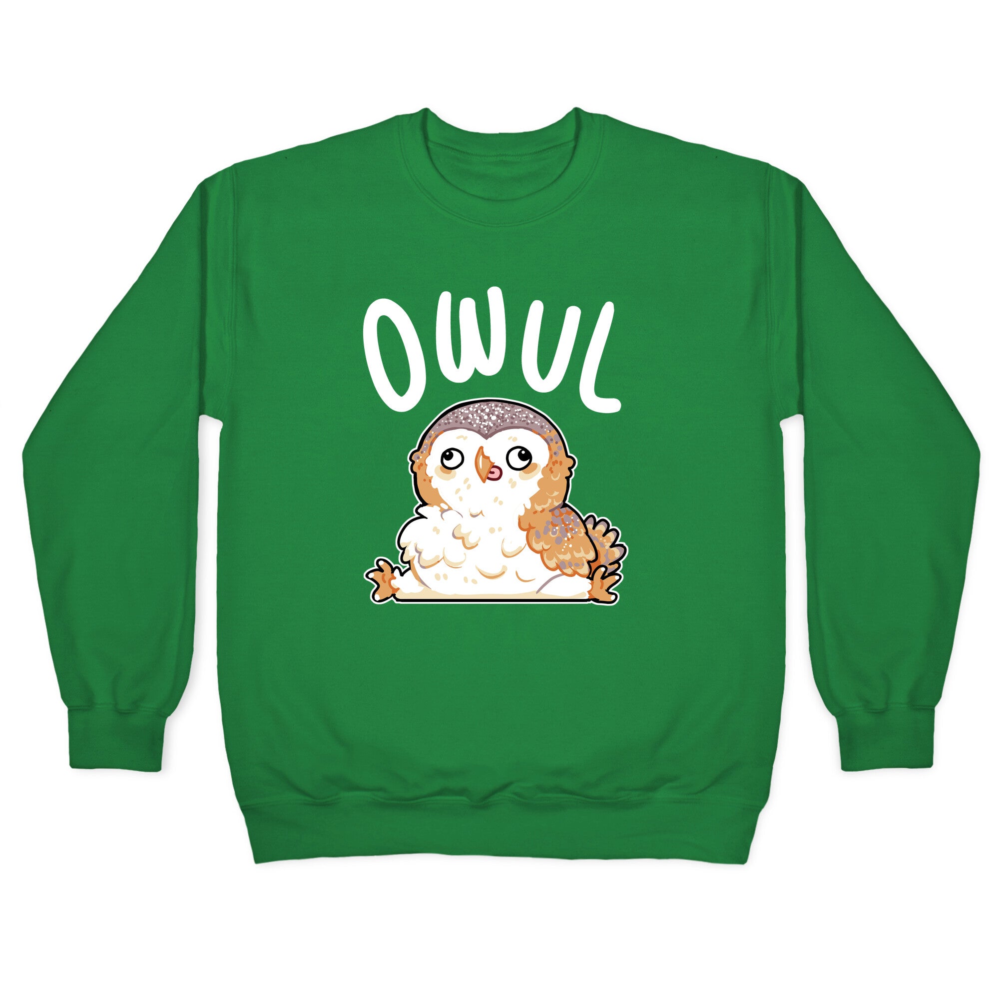 Derpy Owl Owul Crewneck Sweatshirt