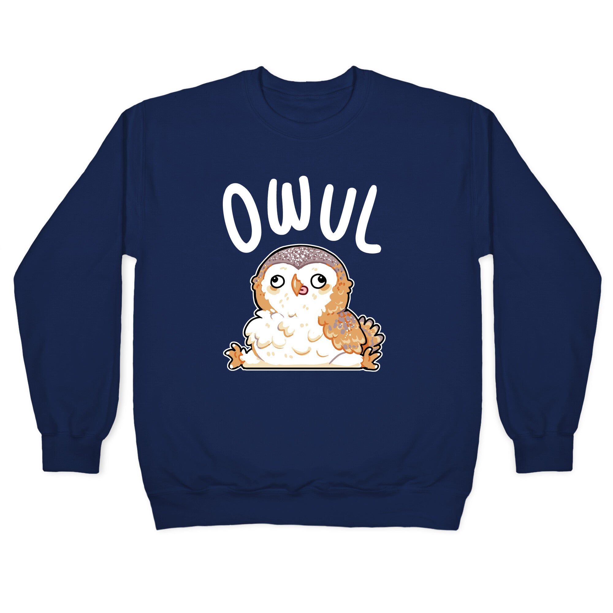 Derpy Owl Owul Crewneck Sweatshirt