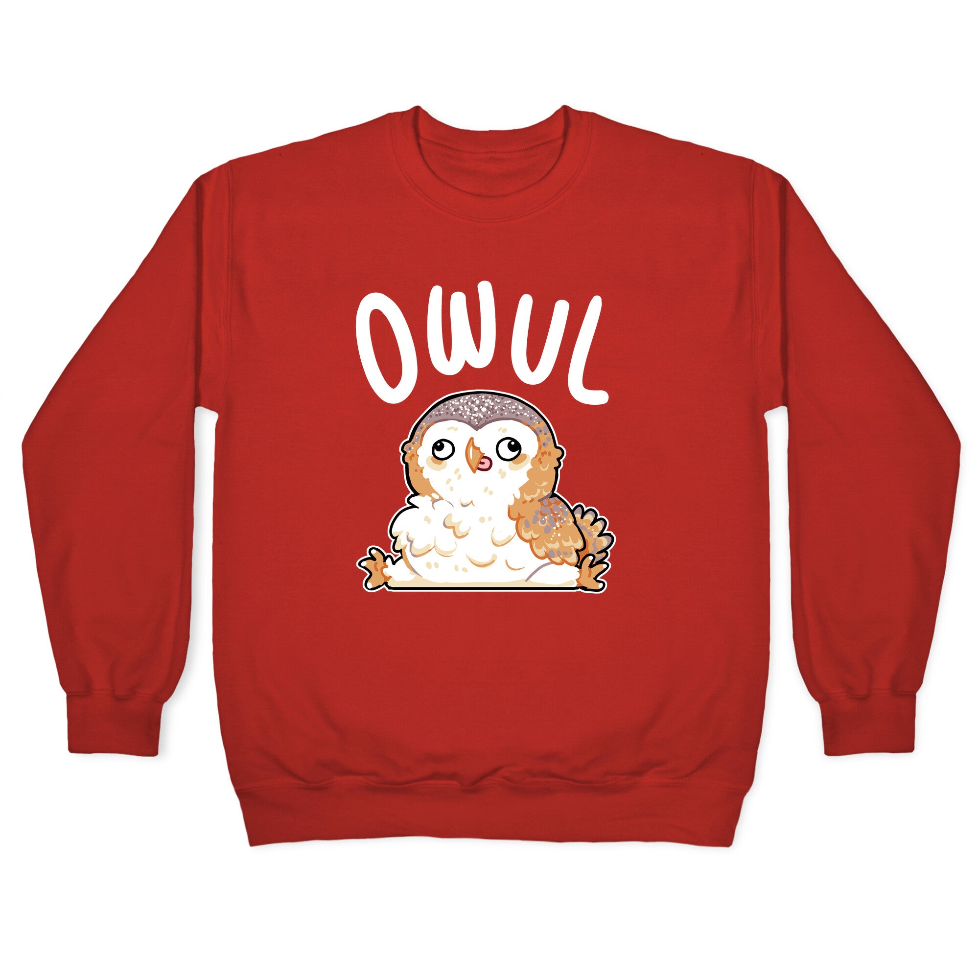 Derpy Owl Owul Crewneck Sweatshirt