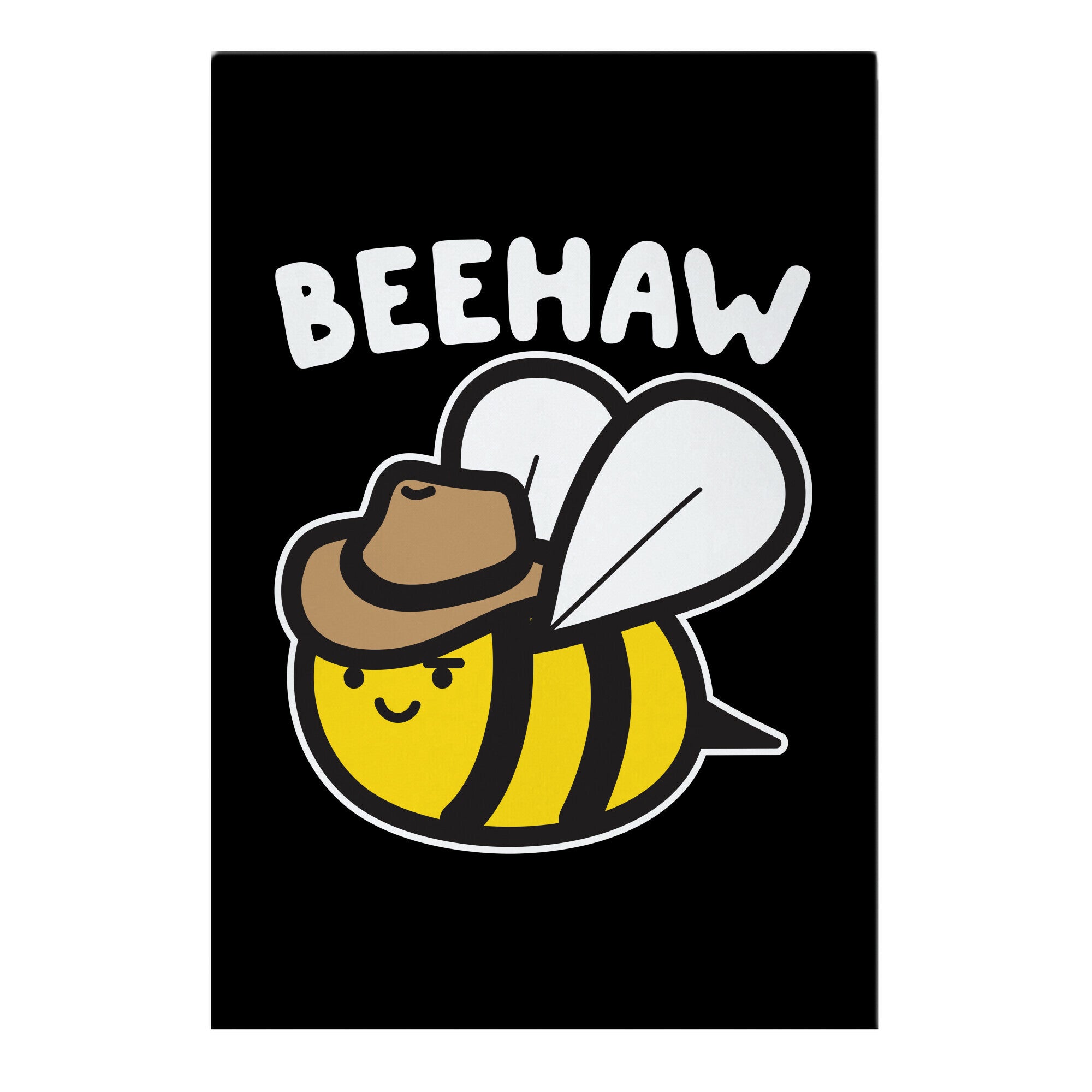 Beehaw Cowboy Bee Garden Flag