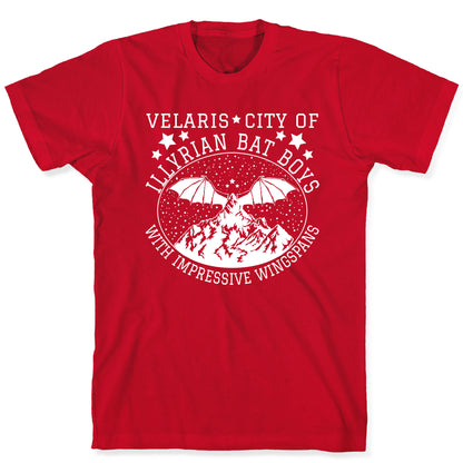 City Of Illyrian Bat Boys With Impressive Wingspans T-Shirt