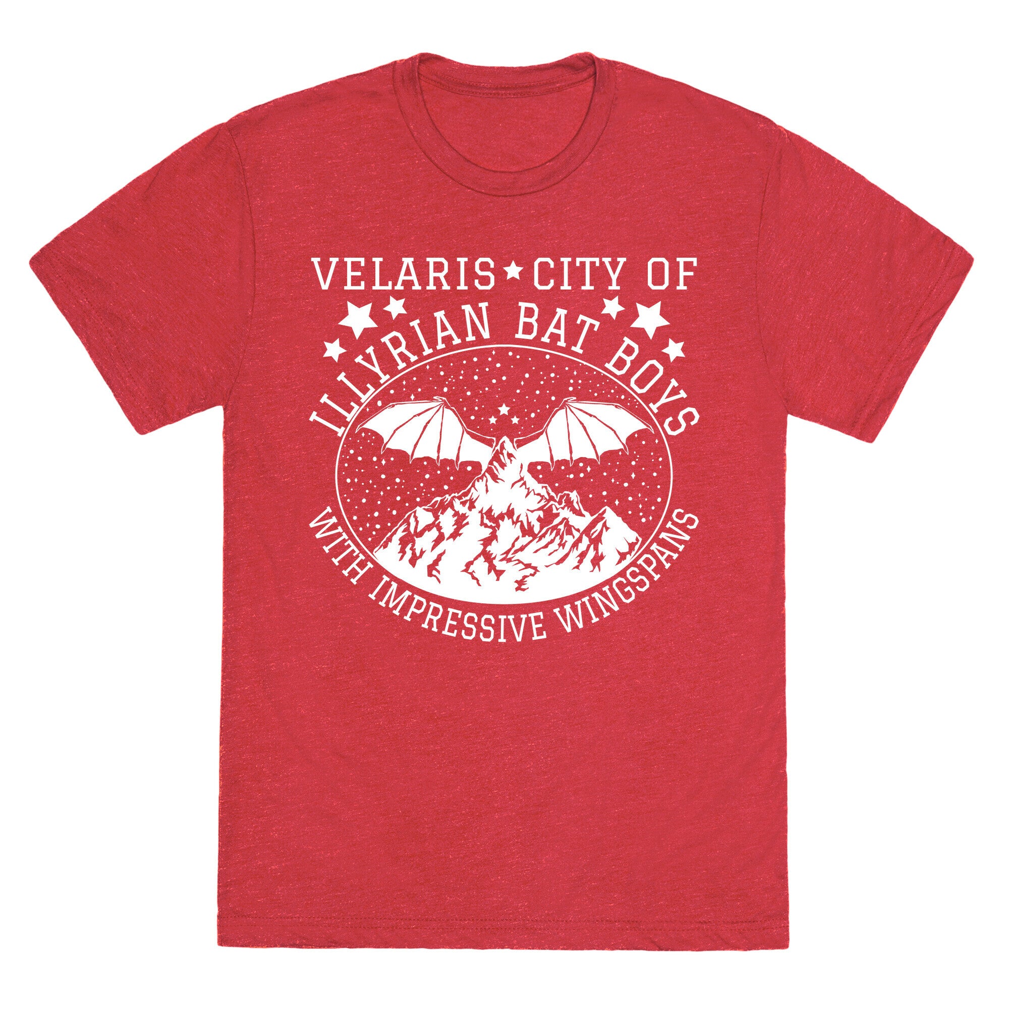 City Of Illyrian Bat Boys With Impressive Wingspans Unisex Triblend Tee