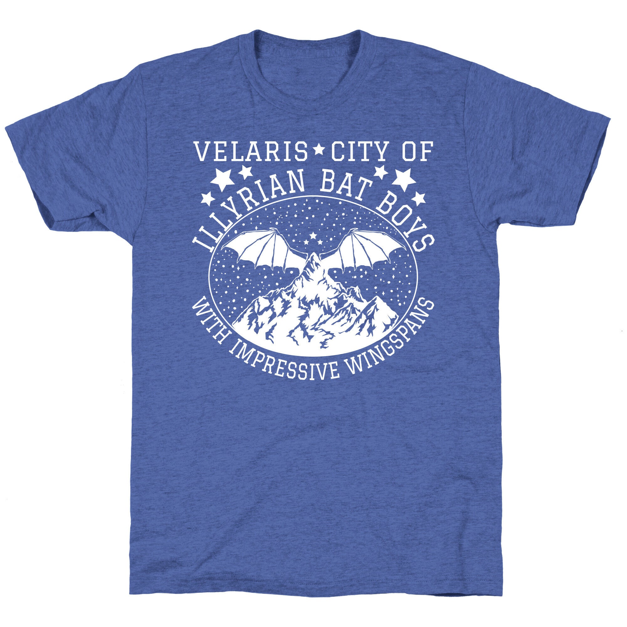 City Of Illyrian Bat Boys With Impressive Wingspans Unisex Triblend Tee