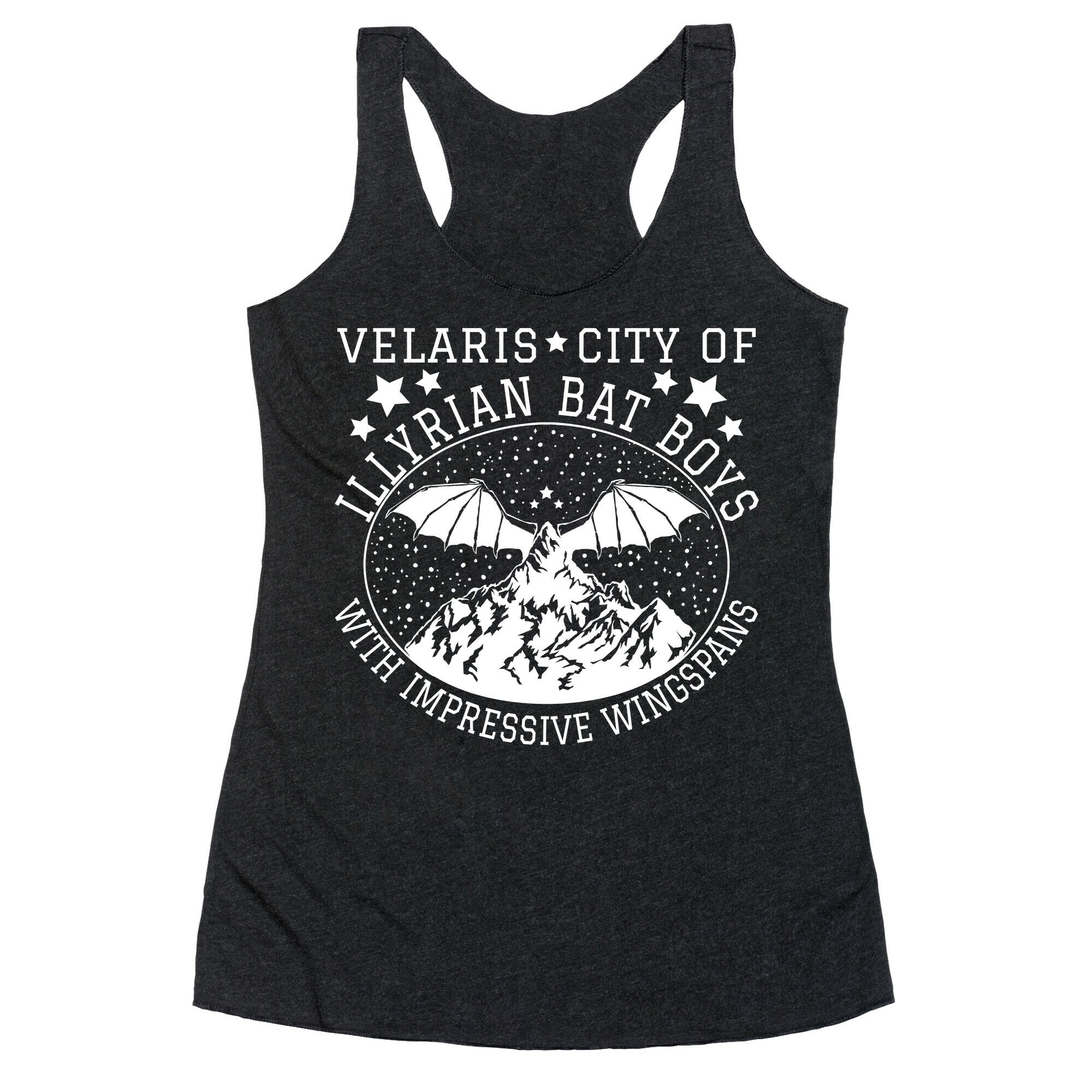 City Of Illyrian Bat Boys With Impressive Wingspans Racerback Tank
