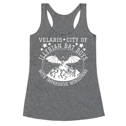 City Of Illyrian Bat Boys With Impressive Wingspans Racerback Tank